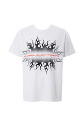 Gradient Flame Sports Logo T-Shirt