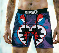PSD American Trendy Brand Men's Quick-Drying Printed Boxer Briefs