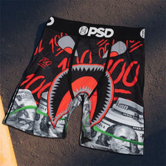PSD American Trendy Brand Men's Quick Drying Explosive Knitted Comfortable Printed Extended Flat Angle Sports Underwear Quadrangle Pants (8)