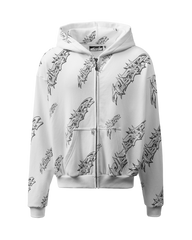 Graffiti Zip-Up (White)
