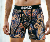 PSD American Trendy Brand Men's Quick-Drying Printed Boxer Briefs