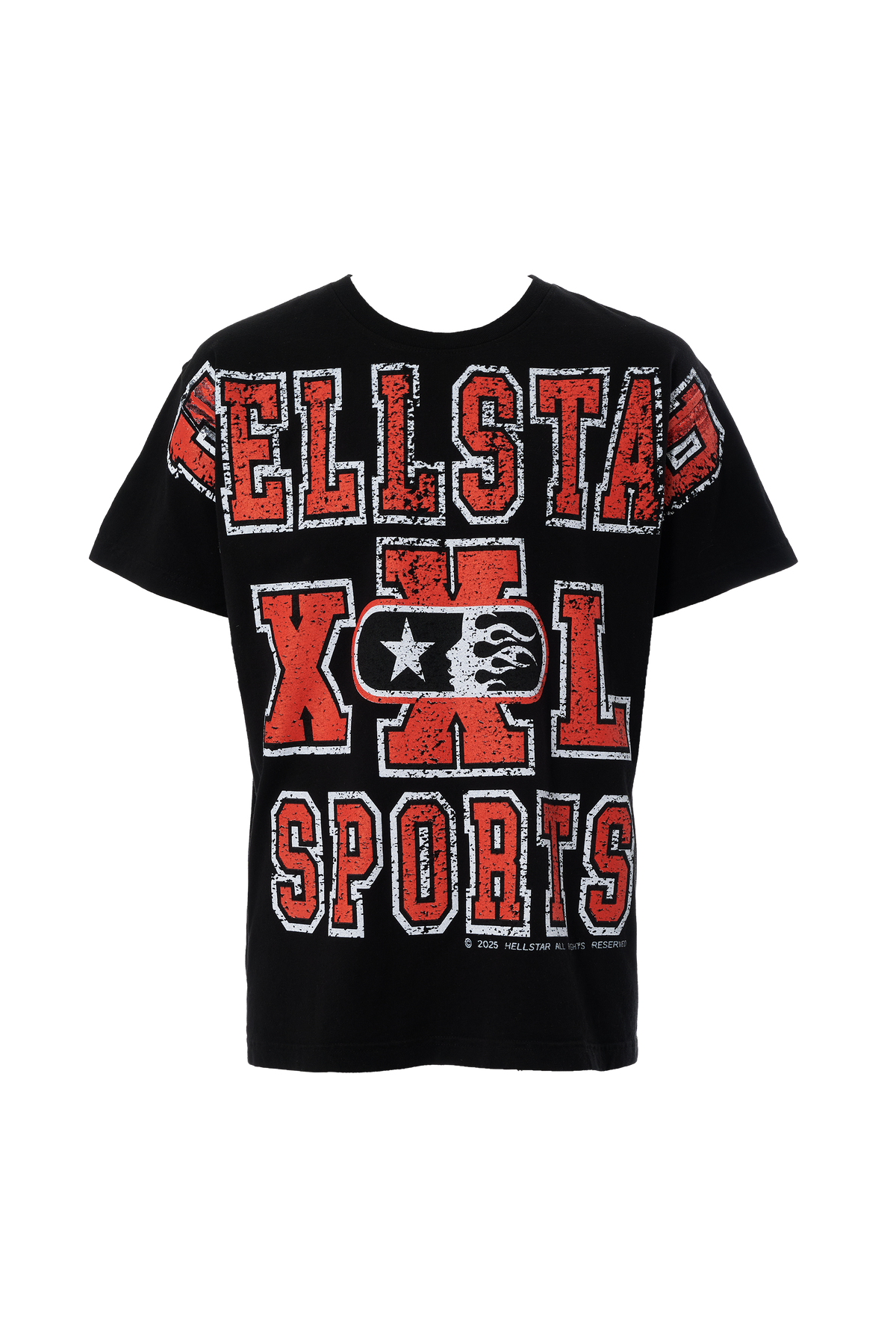 OVERSIZED PRINT HS SPORT - BLACK