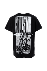 OVERSIZED PRINT HS SPORT - BLACK