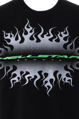 Gradient Flame Sports Logo T-Shirt