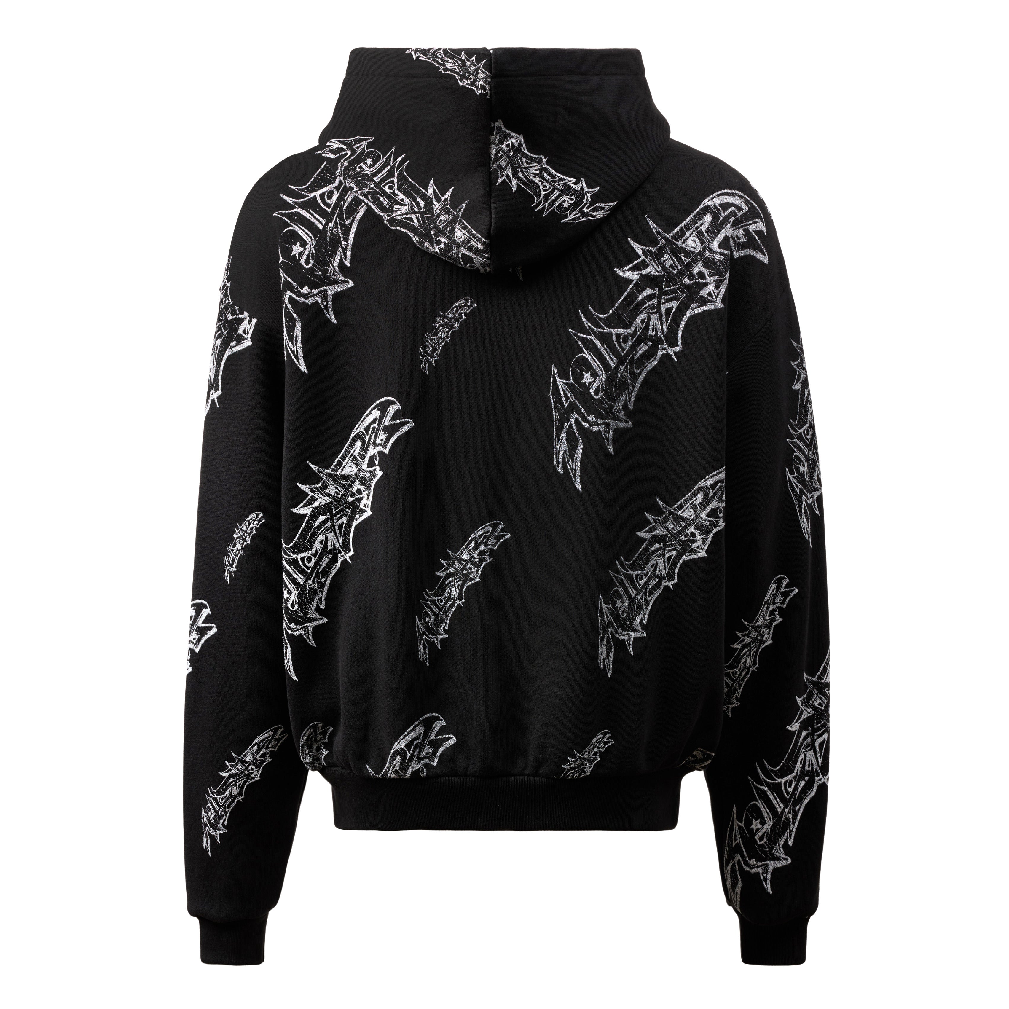 Graffiti Zip-Up (Black)