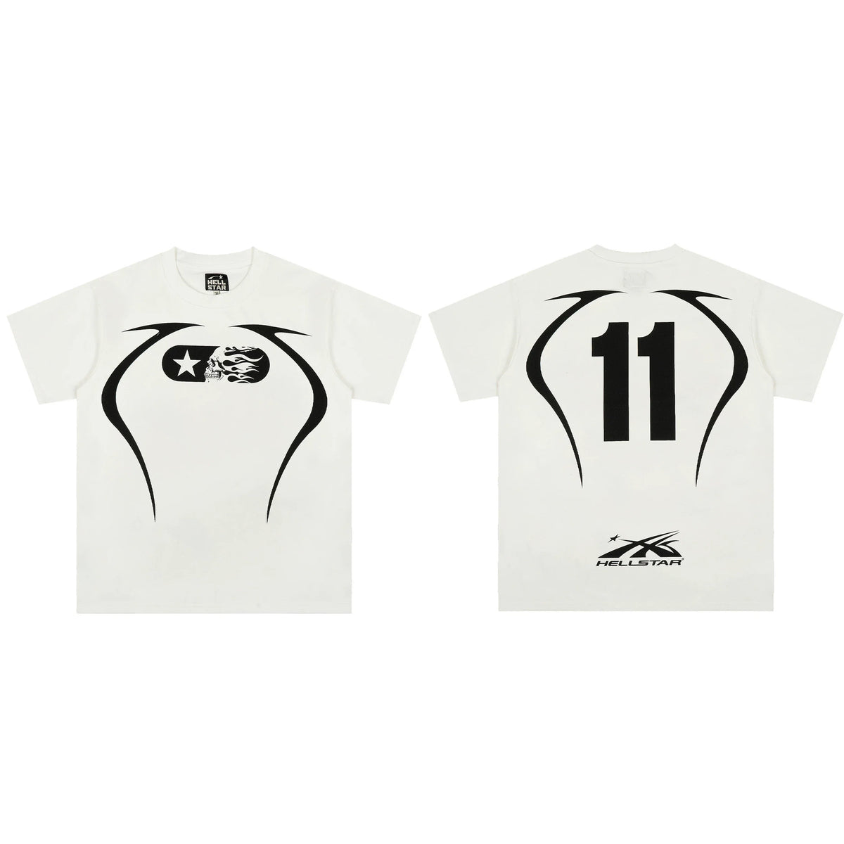 High weight HELLSTAR Hellstar American style trendy short sleeved graffiti vintage niche men's and women's t-shirts (17)