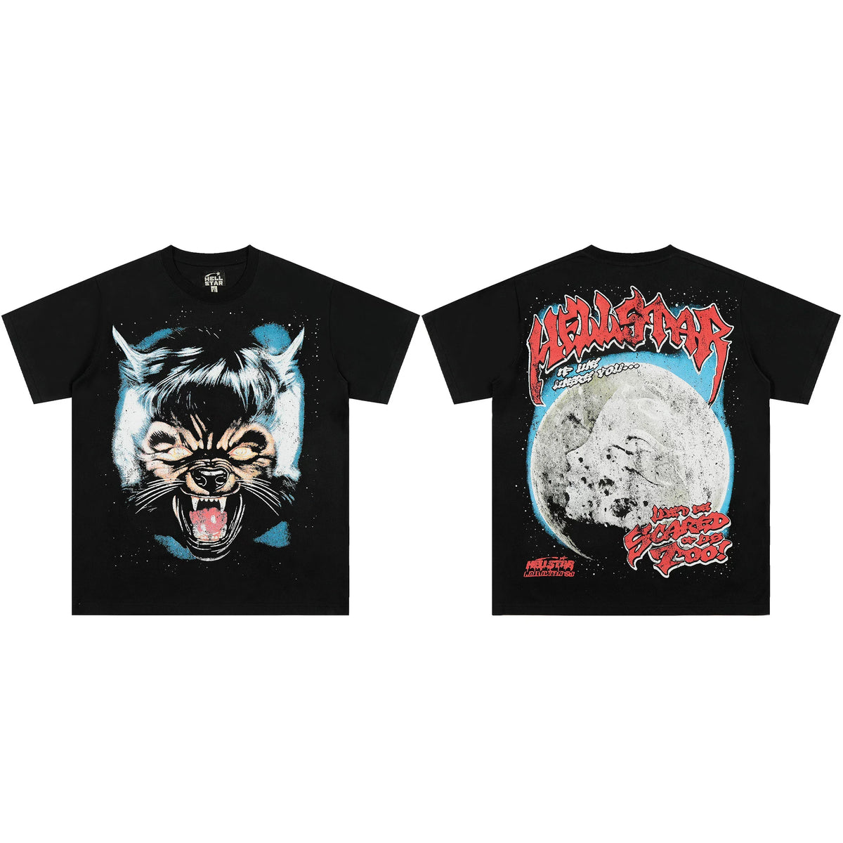 High weight HELLSTAR Hellstar American style trendy short sleeved graffiti vintage niche men's and women's t-shirts (13)