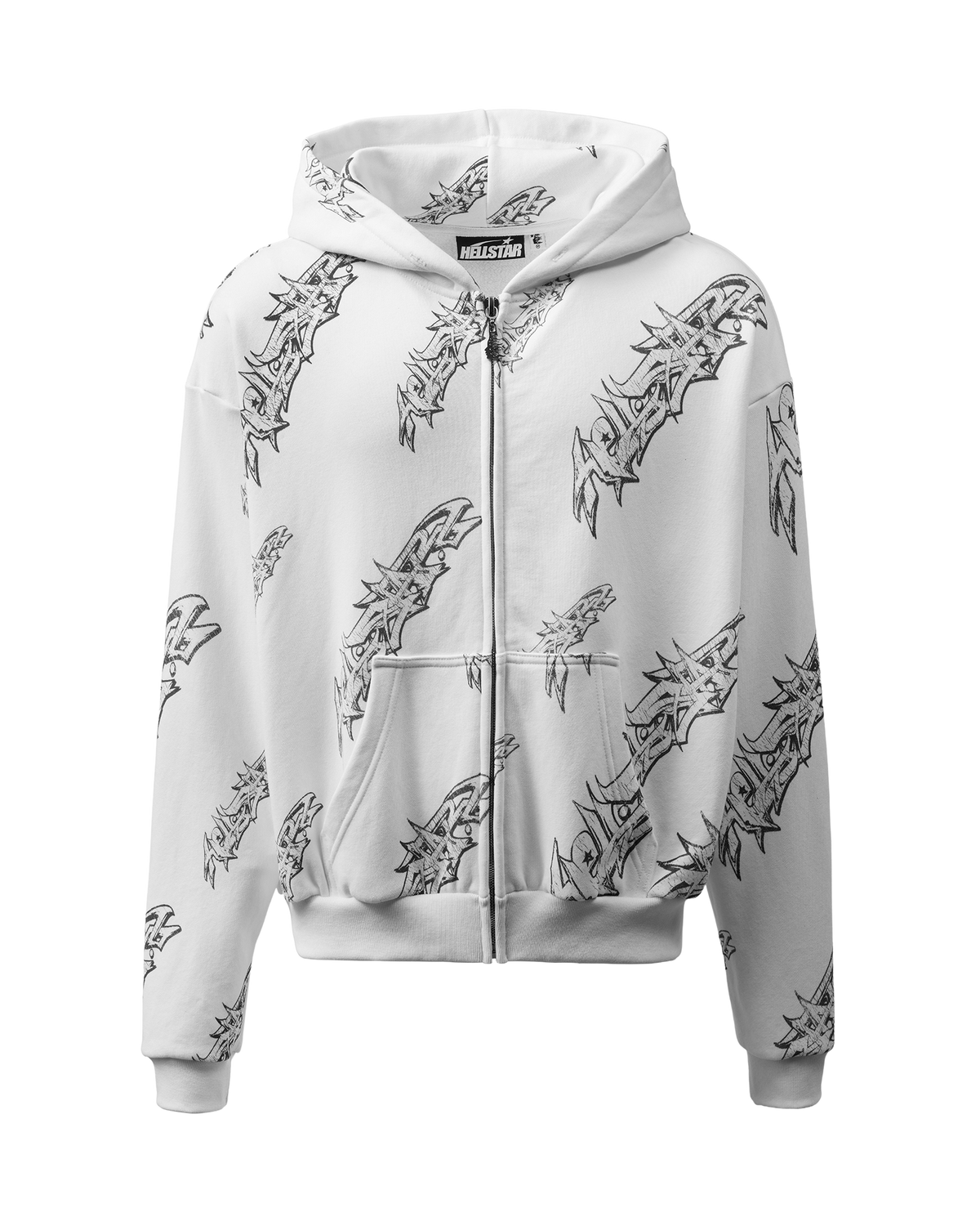 Graffiti Zip-Up (White)